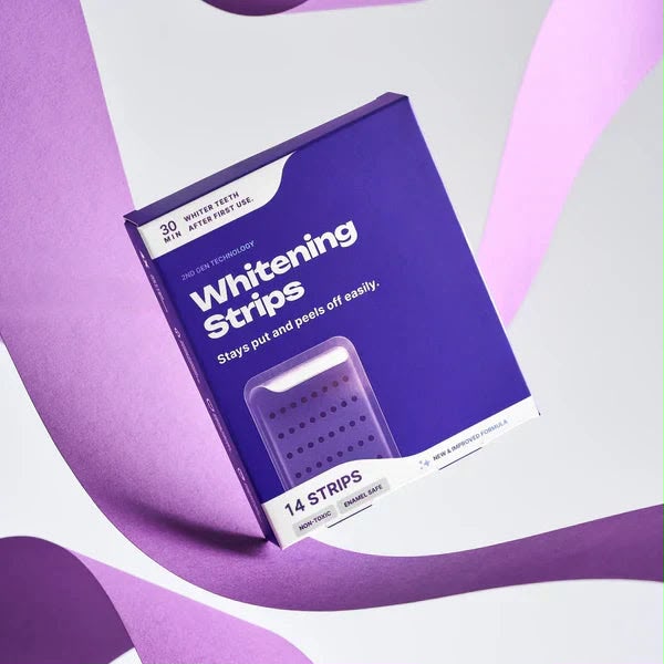 Purple Teeth Whitening Strip