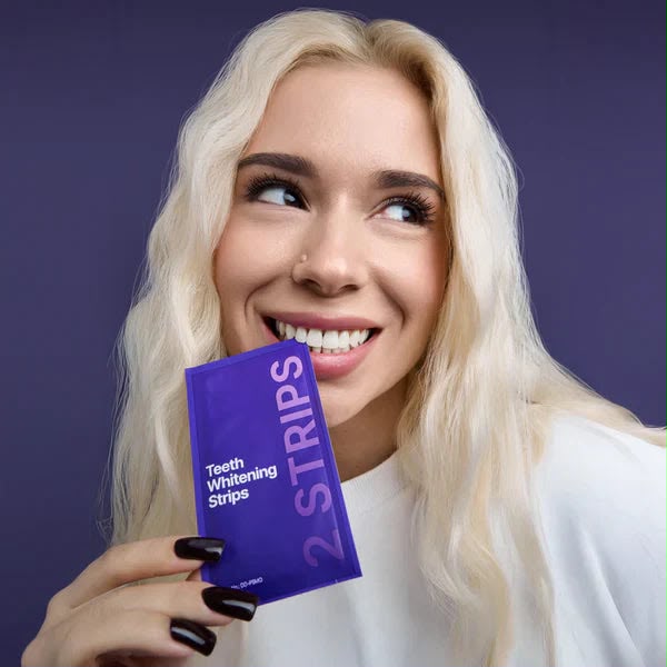 Purple Teeth Whitening Strip