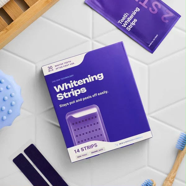 Purple Teeth Whitening Strip